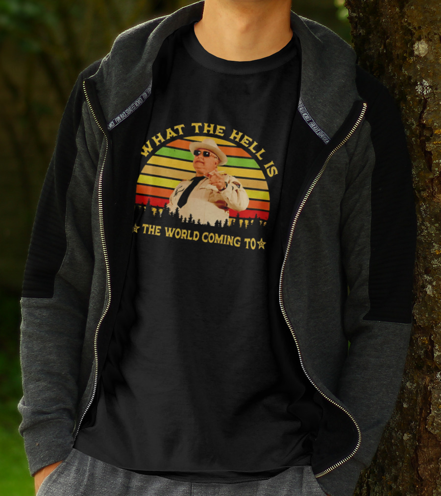 What The Hell Is The World Coming To Sheriff Buford Justice T-Shirt