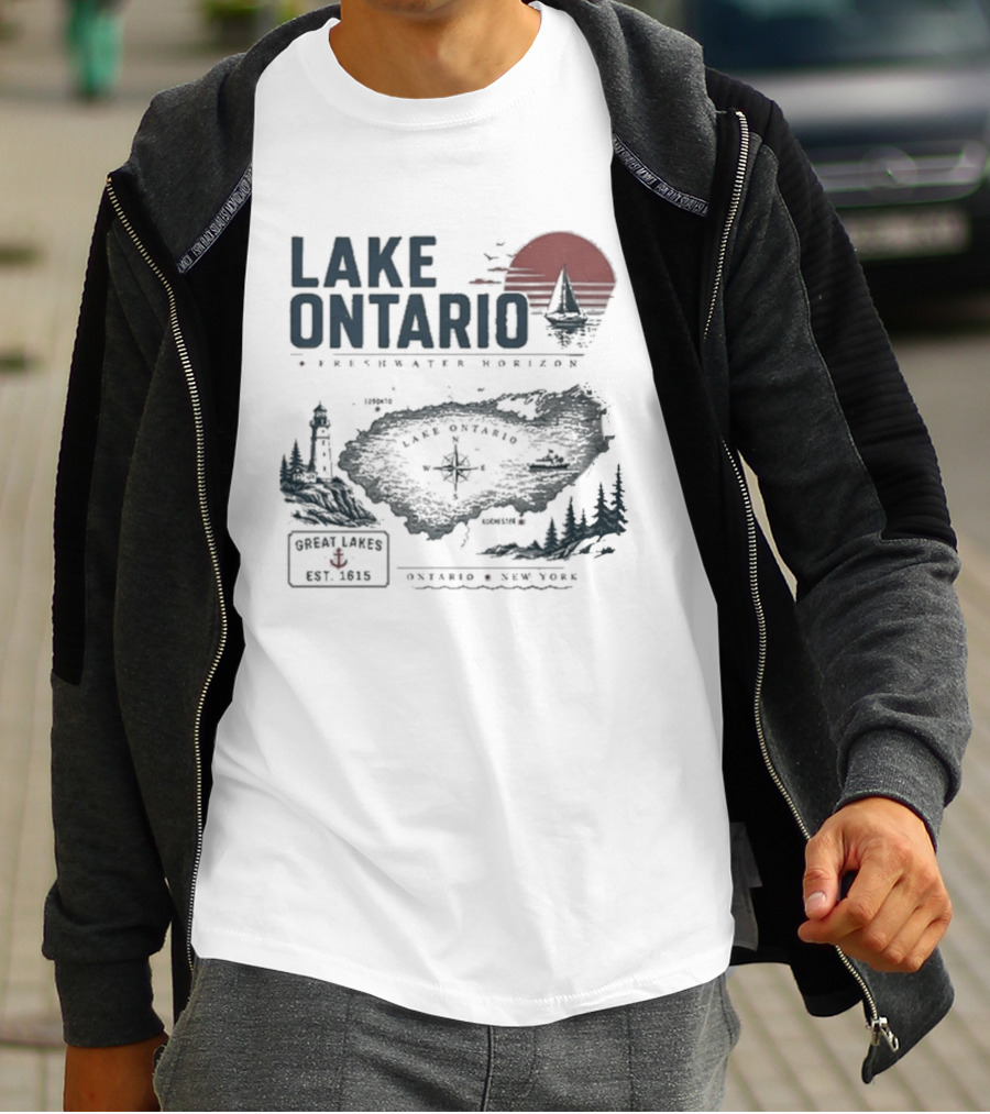Lake Ontario Exploration Program 2026 Great Lakes Region History Nature Adventure T-Shirt