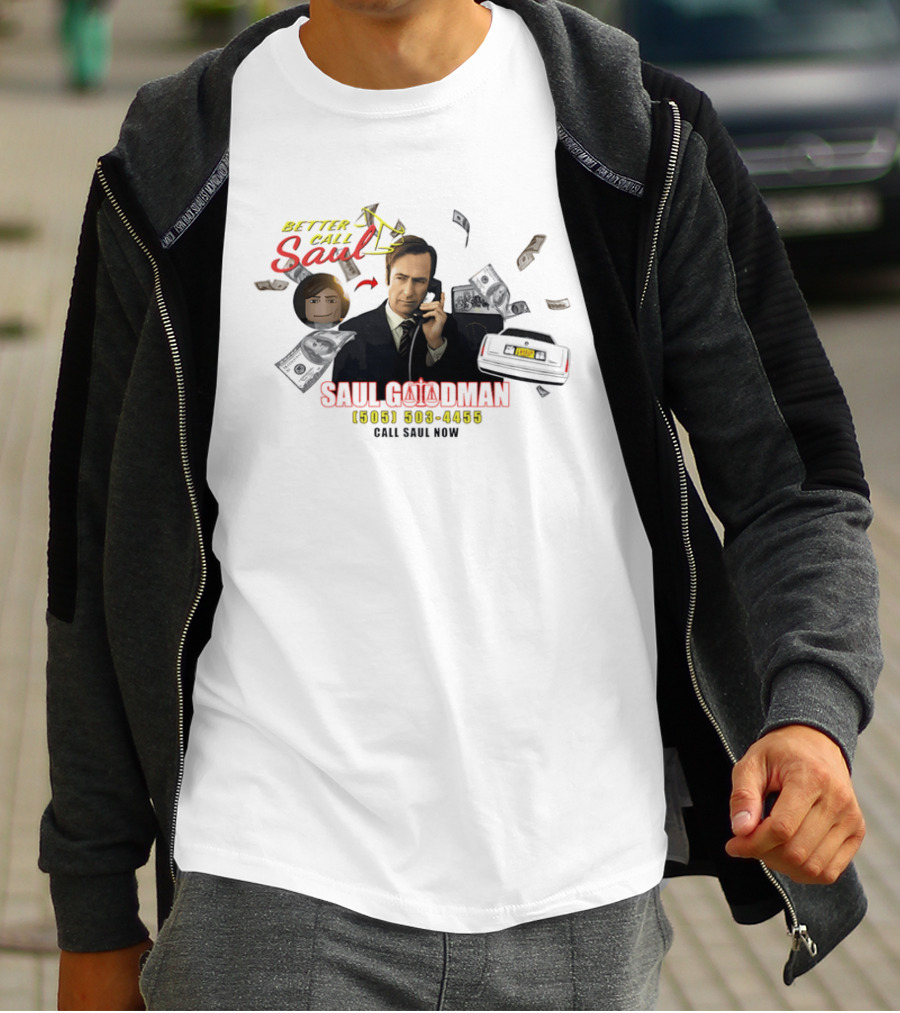 Better Call Saul Goodman 505 503 4455 Call Now T-Shirt
