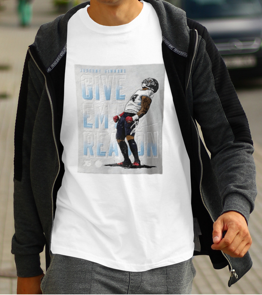 Tennessee Titans Give Em A Reason Jeffery Simmons 98 Flexing T-Shirt