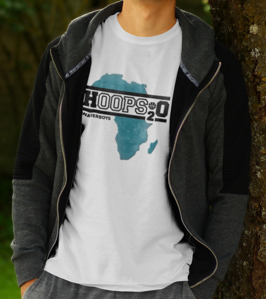 Waterboys Hoops H2o Distressed Africa Continent Map T-Shirt