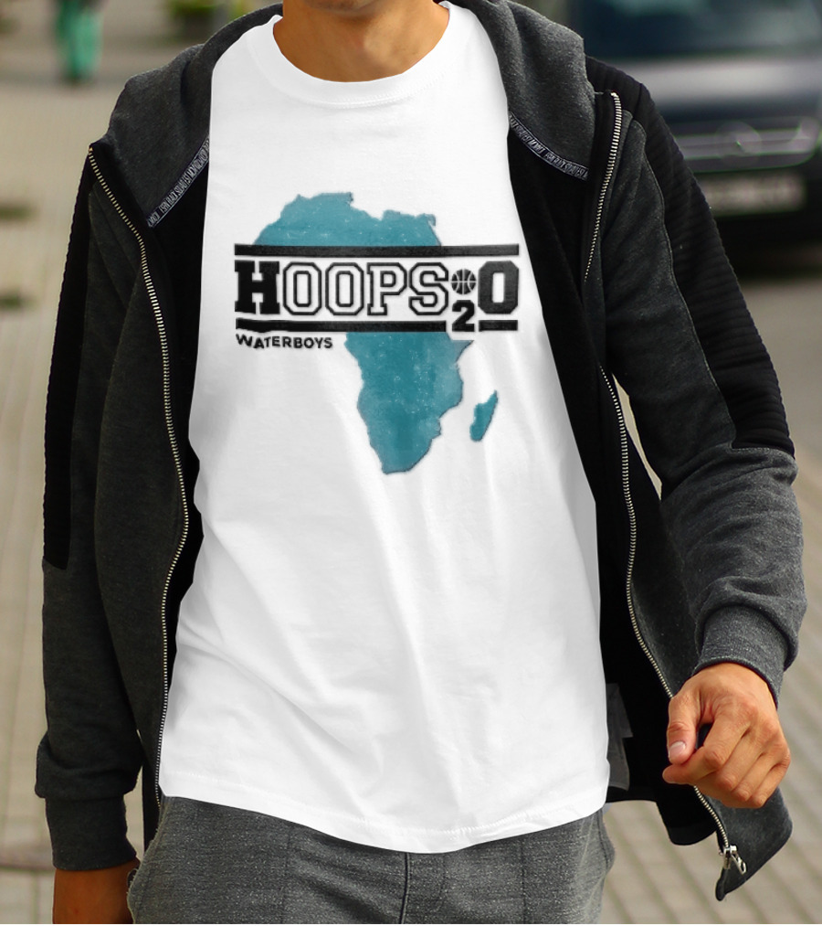 Waterboys Hoops H2o Distressed Africa Continent Map T-Shirt