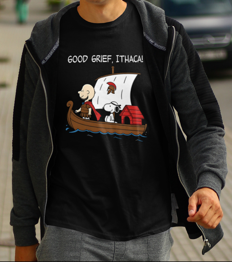 Good Grief Ithaca Charlie Brown Snoopy Peanuts T-Shirt