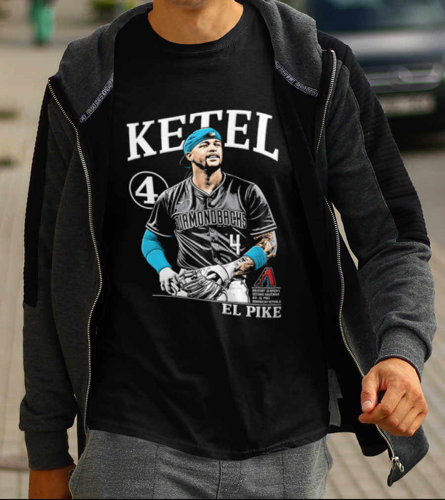 Ketel Marte 4 El Pike Dominican Arizona Diamondbacks MLB T-Shirt