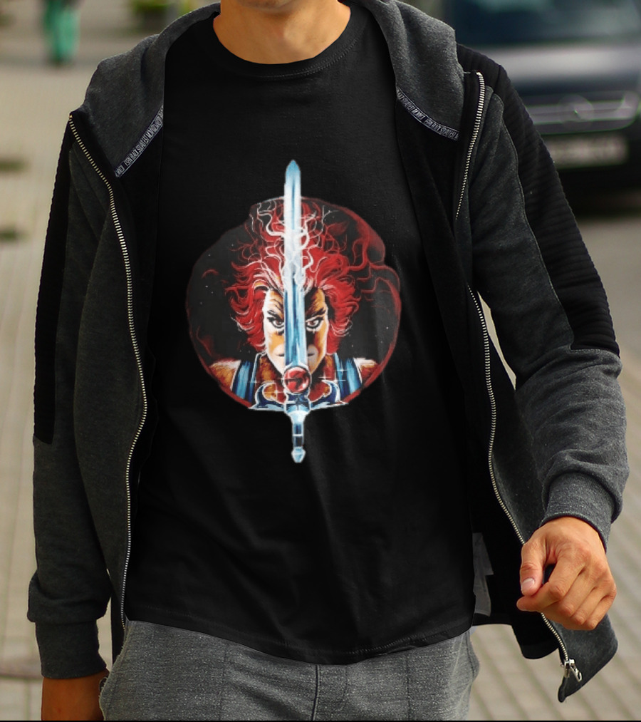 Lion O Thundercats Sword Of Omens Fiery Red Mane T-Shirt