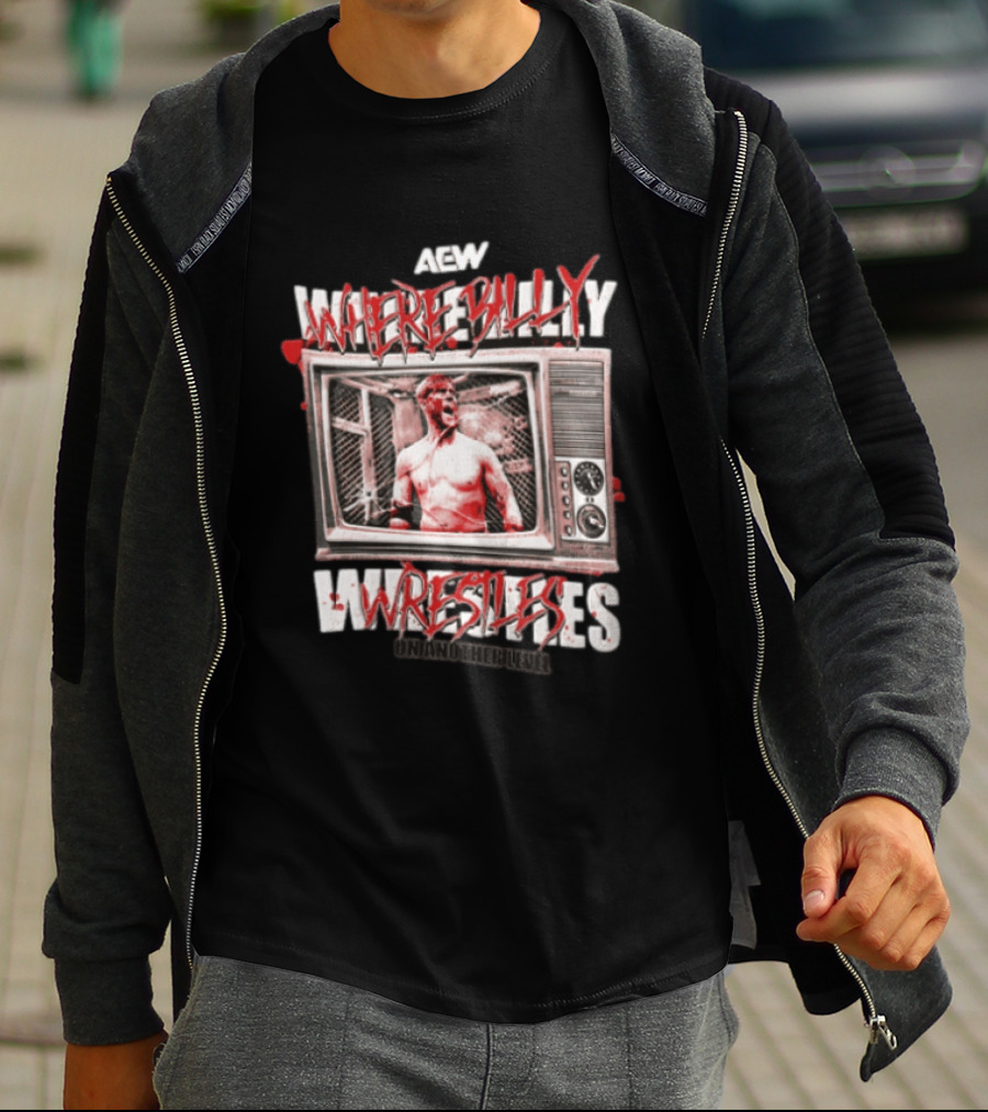 AEW Where Billy Wrestles Onamonhebluvelv T-Shirt