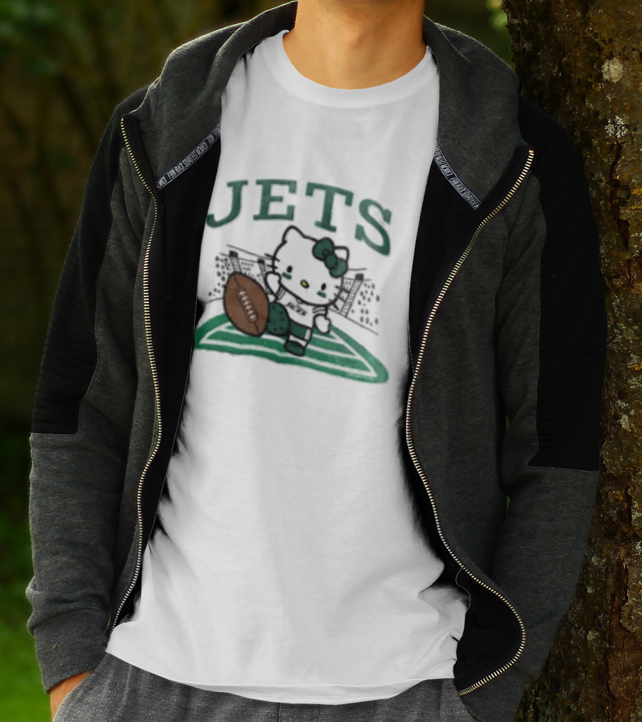 Hello Kitty Jets Football T-Shirt