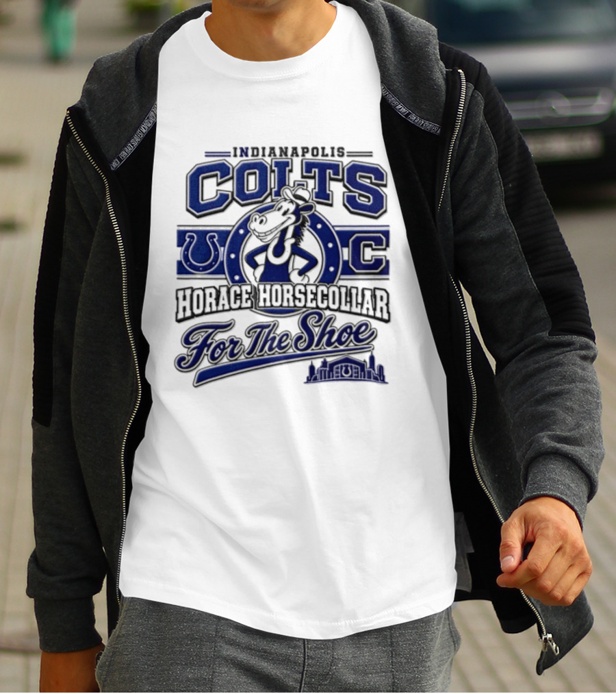 Indianapolis Colts Horace Horsecollar Mascot For The Shoe T-Shirt