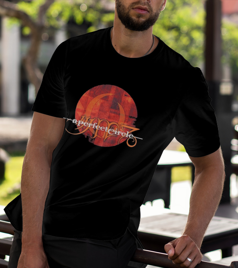 A Perfect Circle Band Logo Red T-Shirt