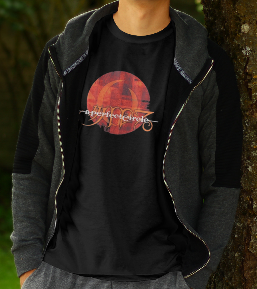 A Perfect Circle Band Logo Red T-Shirt