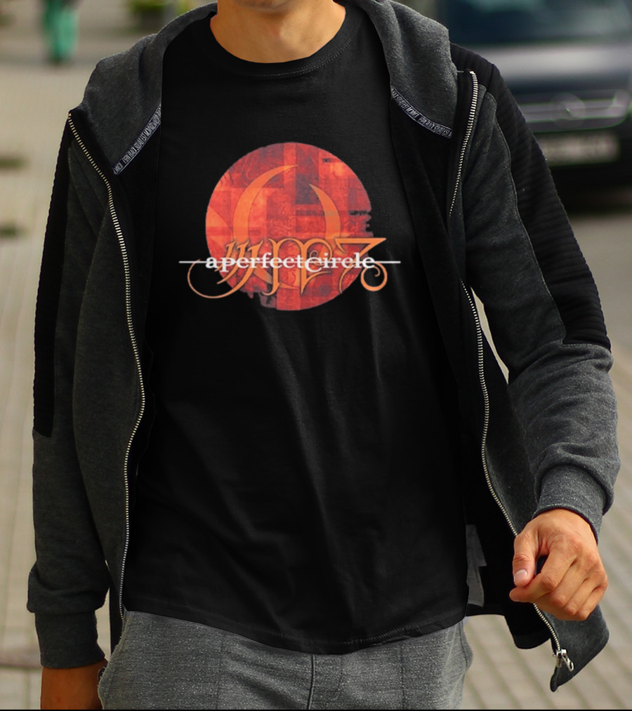 A Perfect Circle Band Logo Red T-Shirt