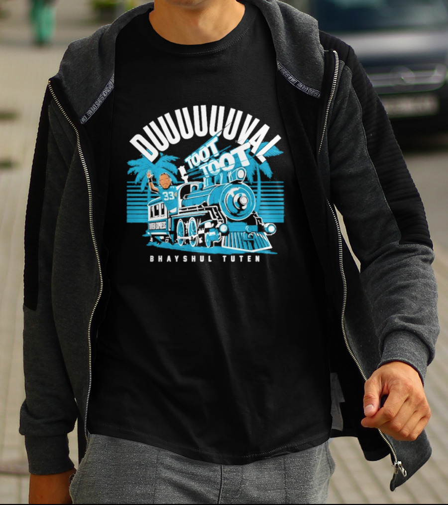 Duuuuuuuval Toot Toot Train Bhayshul Tuten 33 Jacksonville T-Shirt