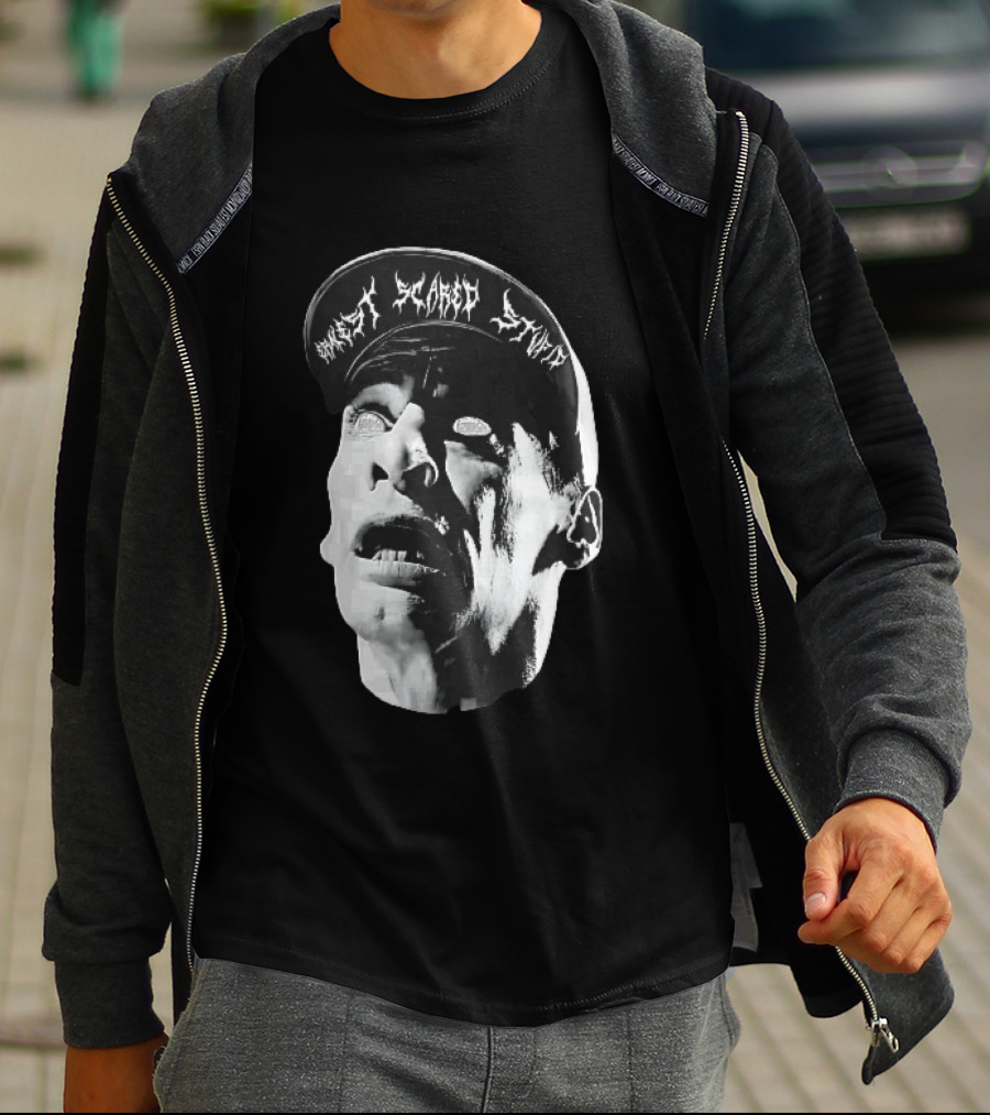 Ernest Scared Stupid Horror Movie Face T-Shirt