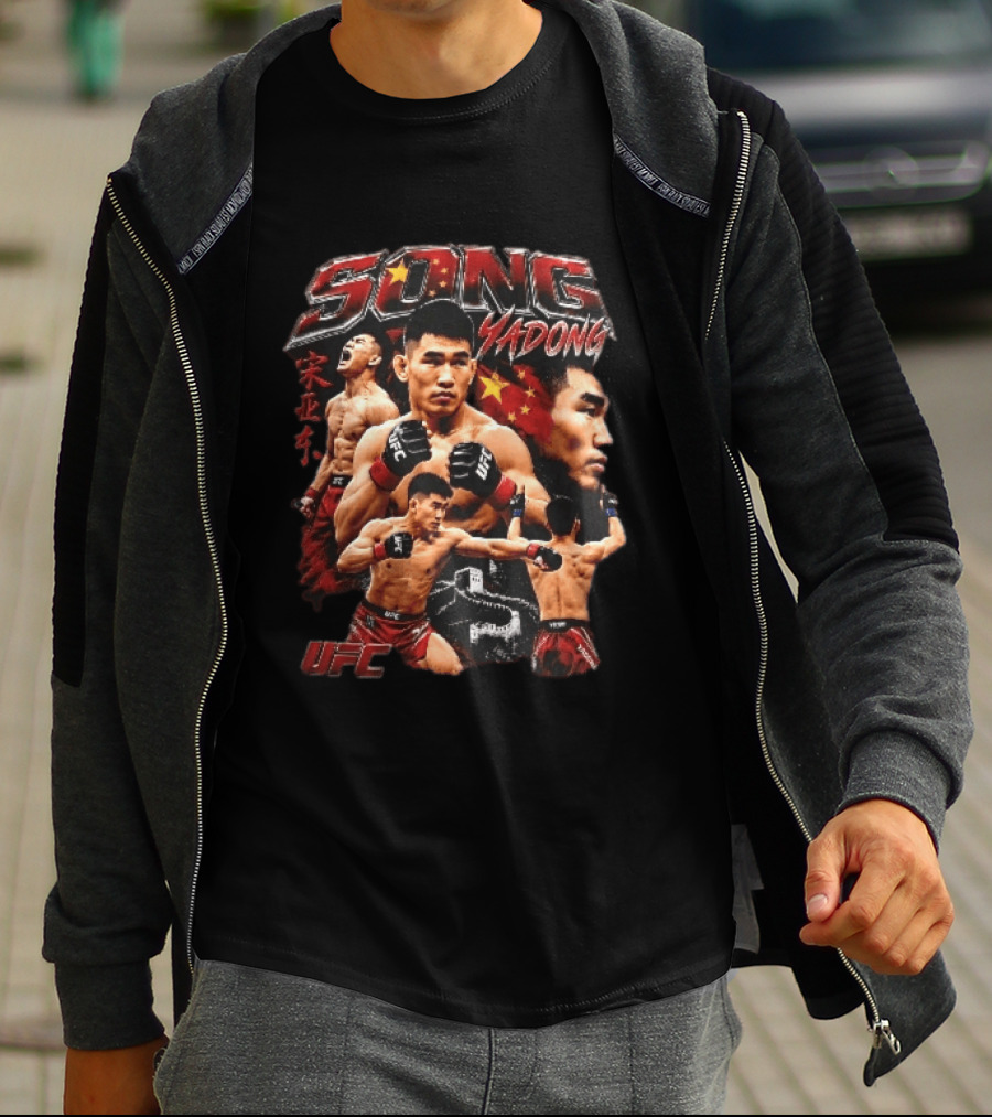 UFC Song Yadong Chinese Martial Arts Fighter Action T-Shirt