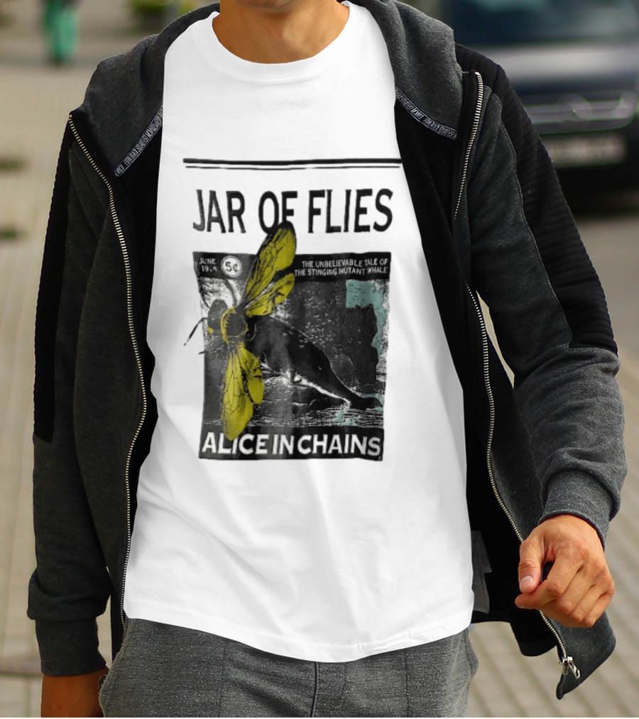 Jar Of Flies Alice In Chains Stinging Mutant Whale Tale June 1994 T-Shirt