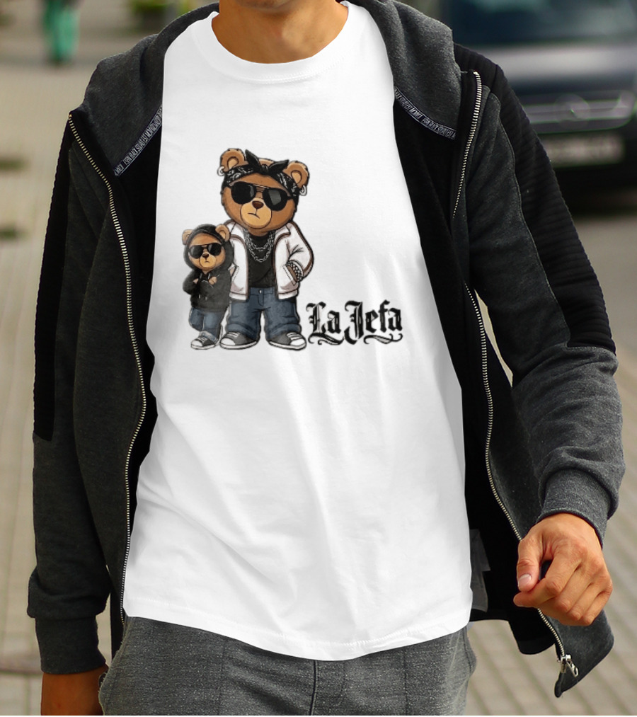 La Jefa Gangster Bears With Bandanas And Sunglasses T-Shirt