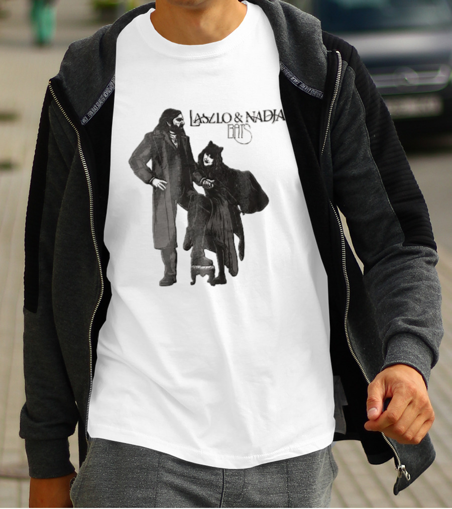 Laszlo And Nadja Bats Gothic Vampire Couple T-Shirt