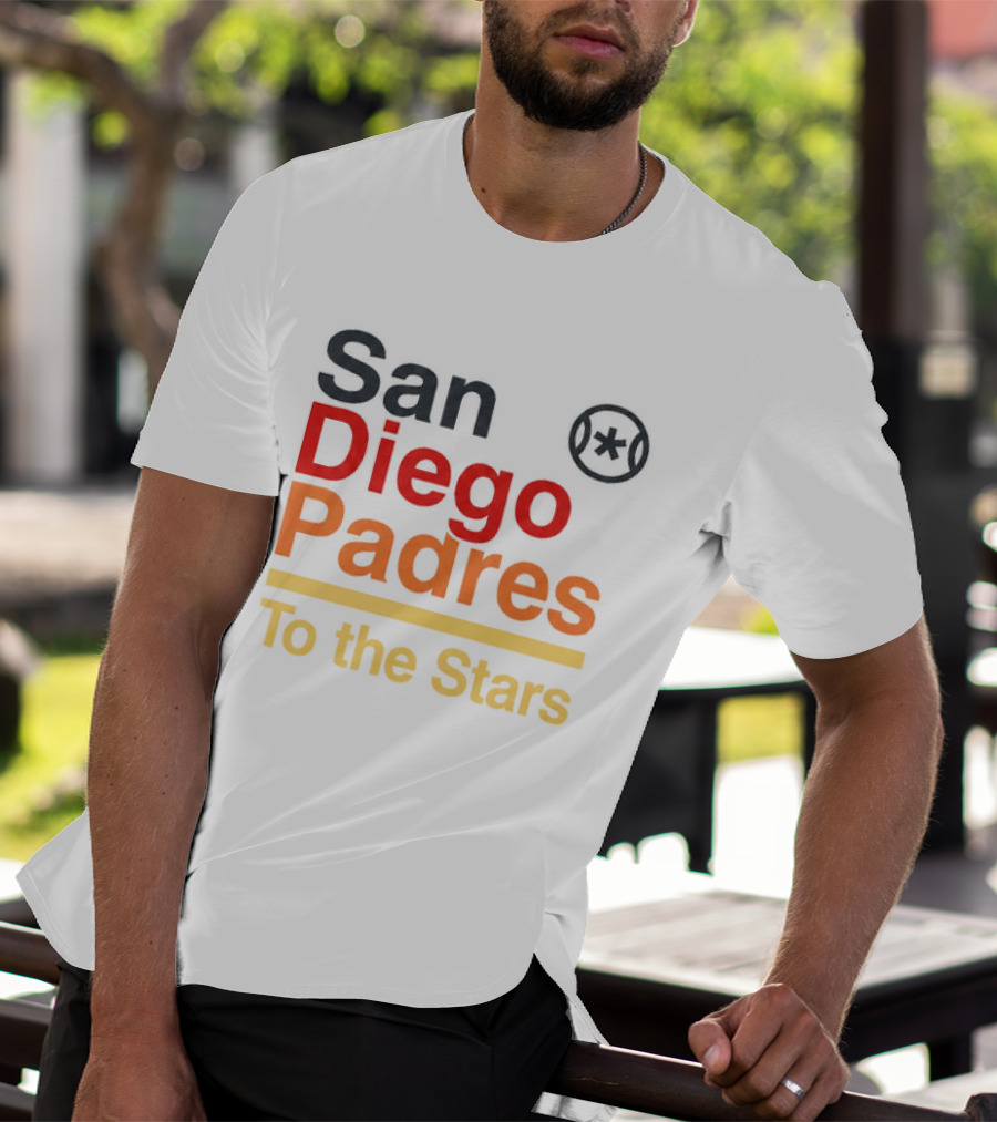 San Diego Padres To The Stars Retro Baseball T-Shirt