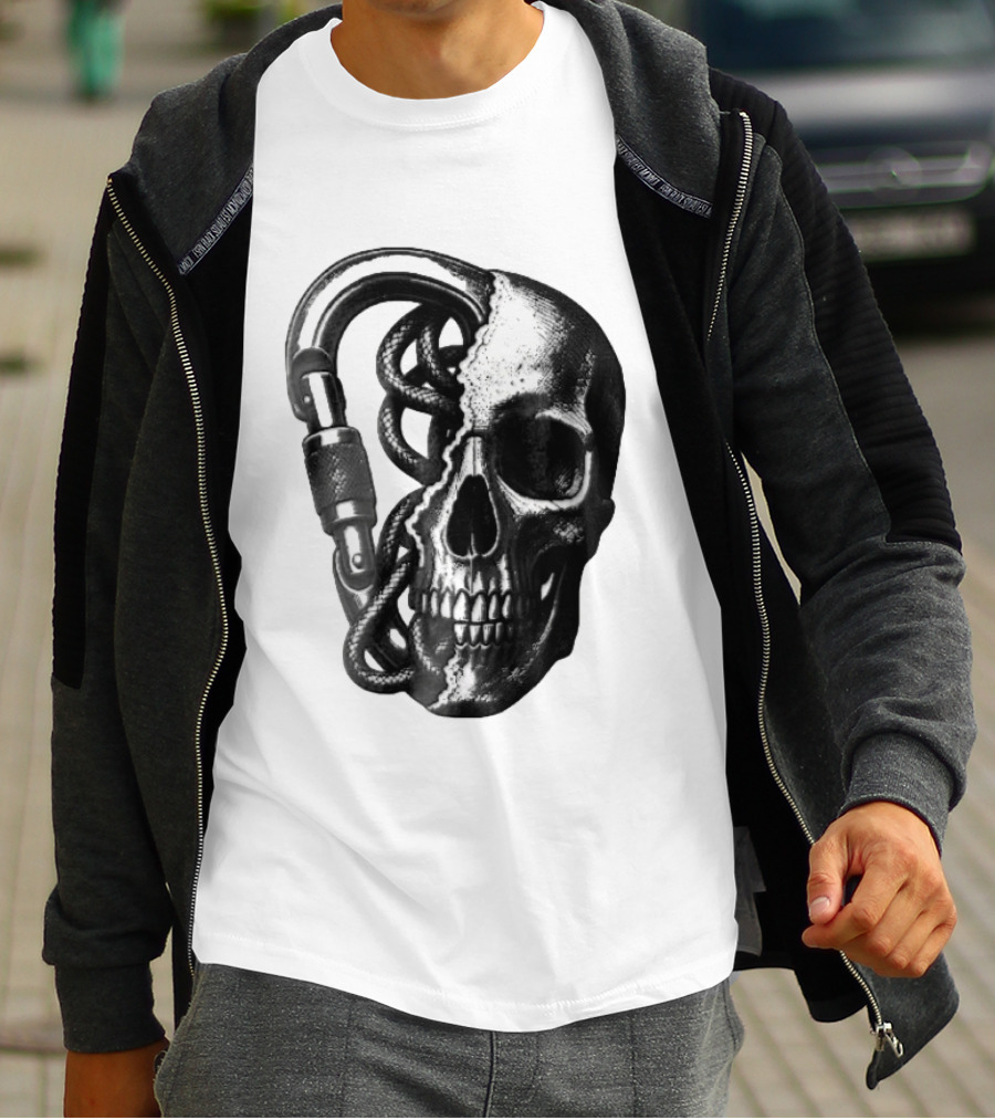 Skull Carabiner Snake T-Shirt