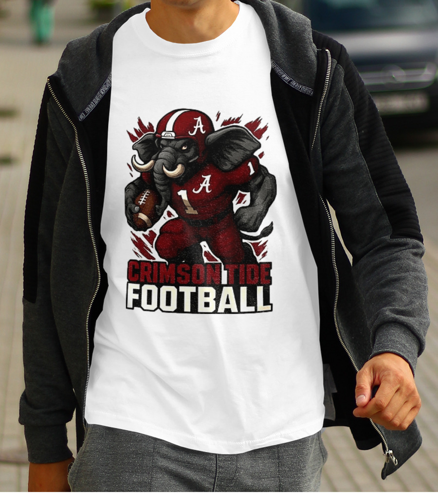 Crimson Tide Football Elephant Alabama A 1 T-Shirt