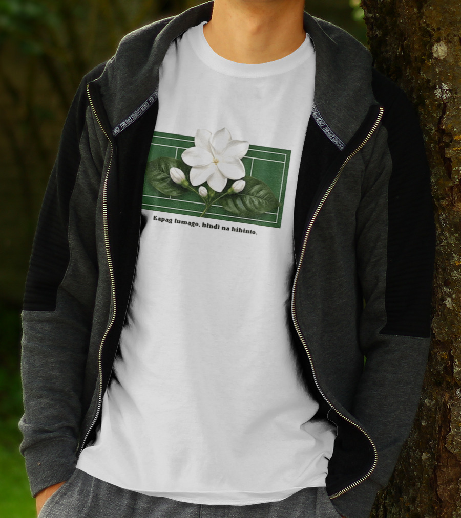 Alex Eala Sampaguita Kapag Lumago Tennis Court Motif T-Shirt