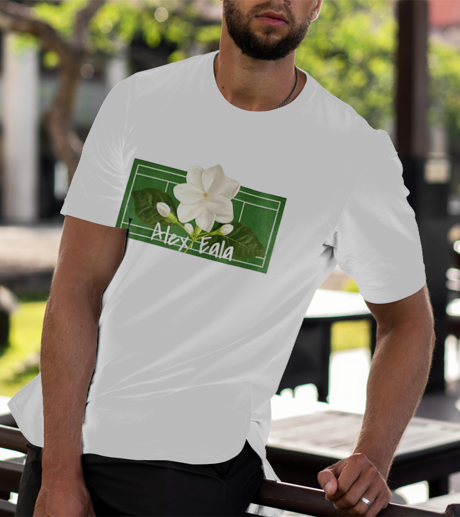 Alex Eala Sampaguita Tennis Court Blossom T-Shirt