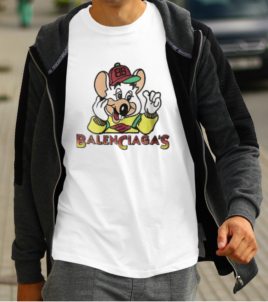 Balenciagas BB Mouse Cap Distressed T-Shirt