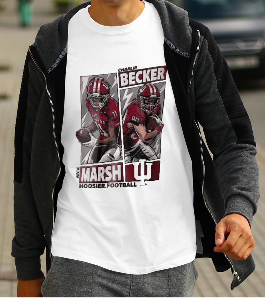 Charlie Becker Nick Marsh Hoosier Football Indiana Players T-Shirt