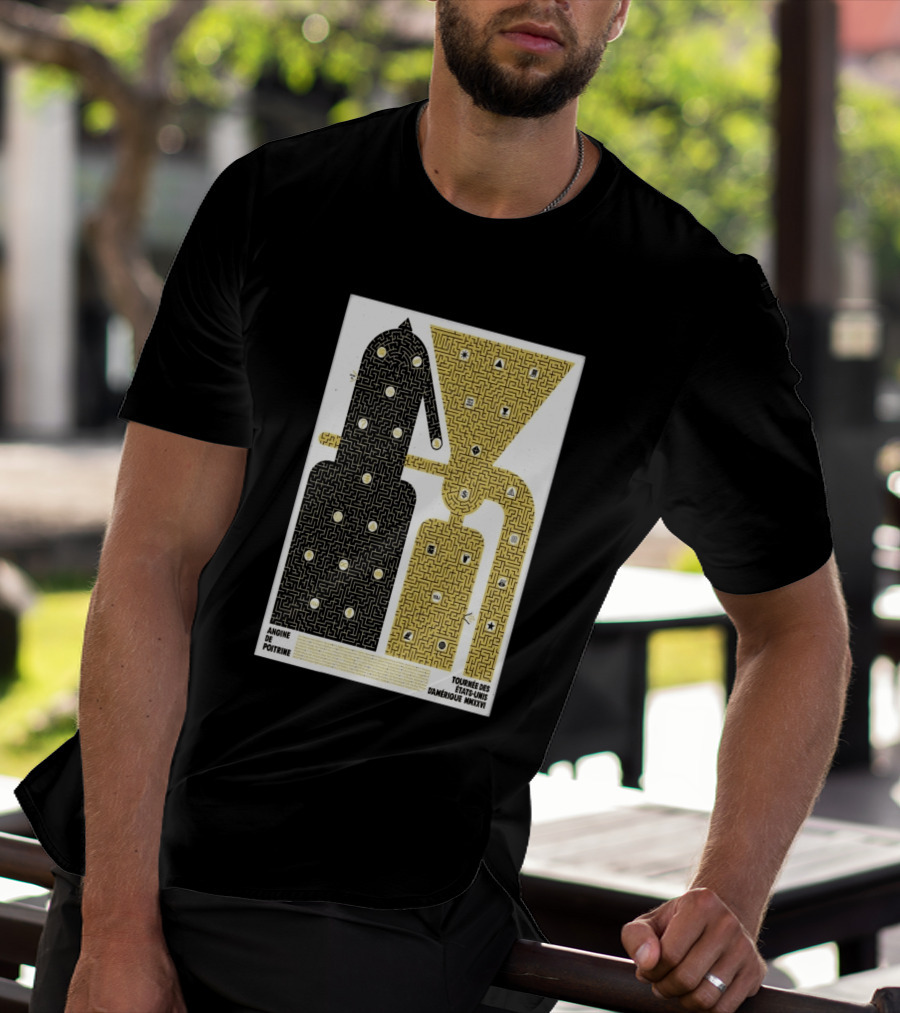 Angine De Poitrine Tournée Des États Unis D'Amérique MMXXVI Tour Music Limited T-Shirt