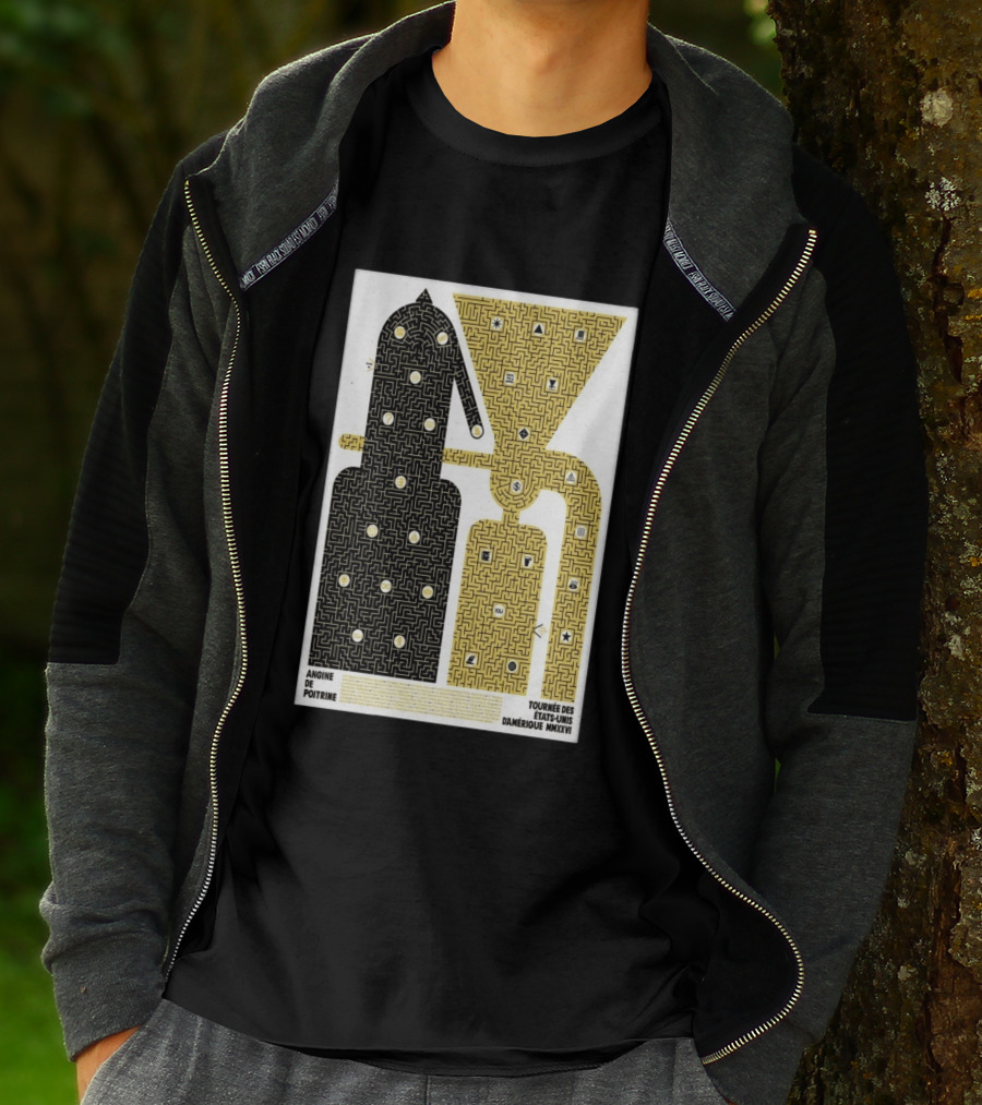 Angine De Poitrine Tournée Des États Unis D'Amérique MMXXVI Tour Music Limited T-Shirt