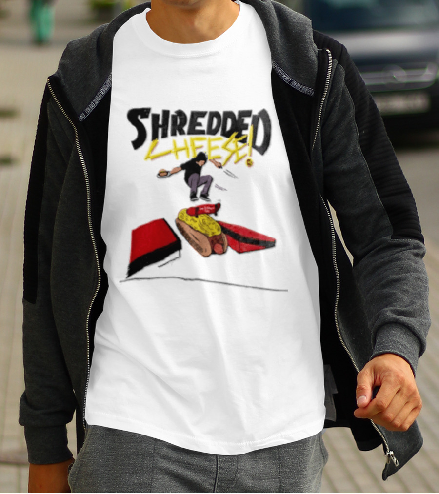 Shredded Cheese Chili Skateboard Camp Washington T-Shirt