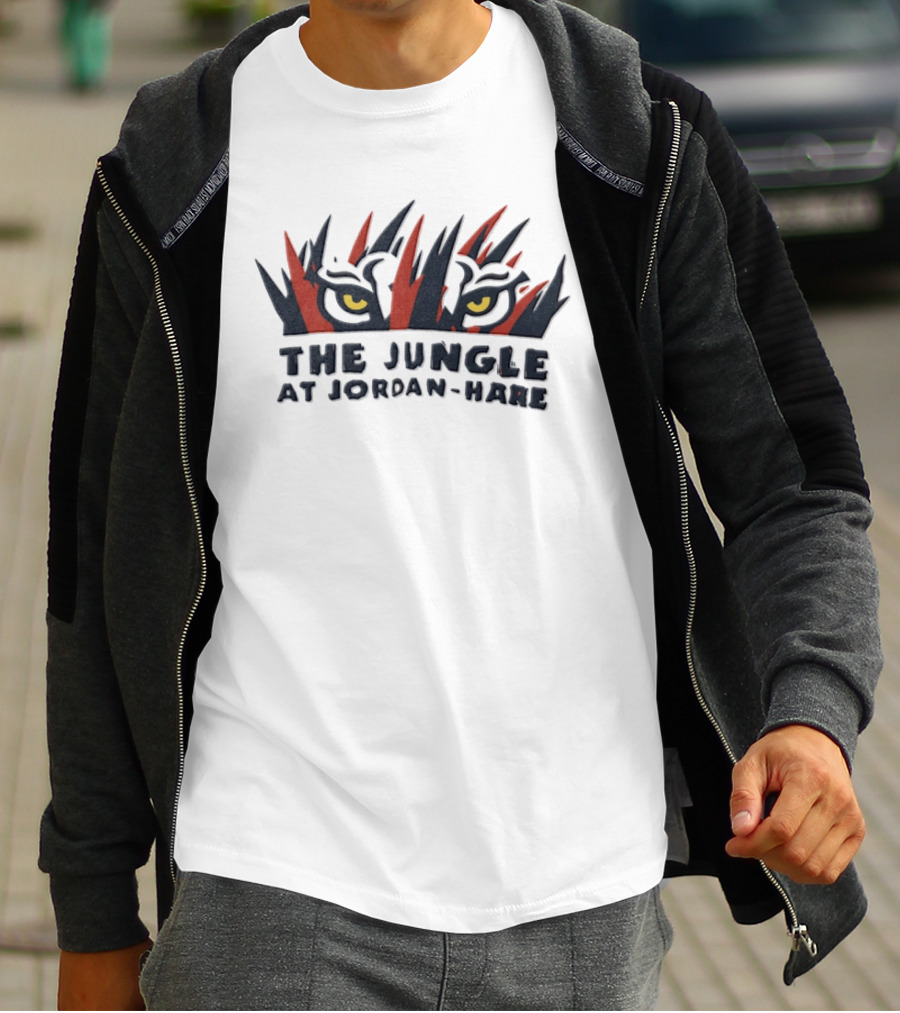 The Jungle At Jordan Hare Auburn University Tigers Football Eyes T-Shirt