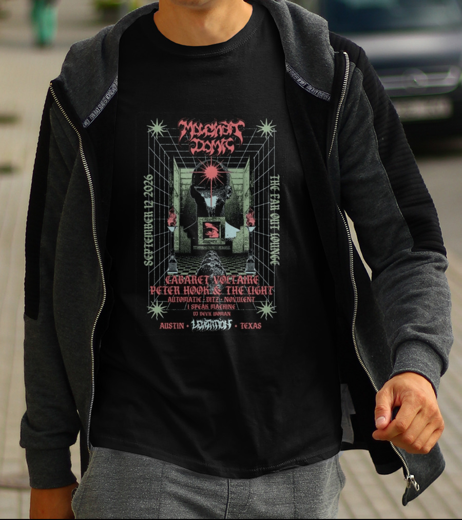 Molchat Doma Cabaret Voltaire Peter Hook & The Light Live Austin The Far Out Lounge September 12 2026 T-Shirt