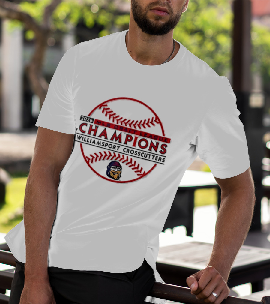 MLB Draft League 2026 Williamsport Crosscutters Champions T-Shirt