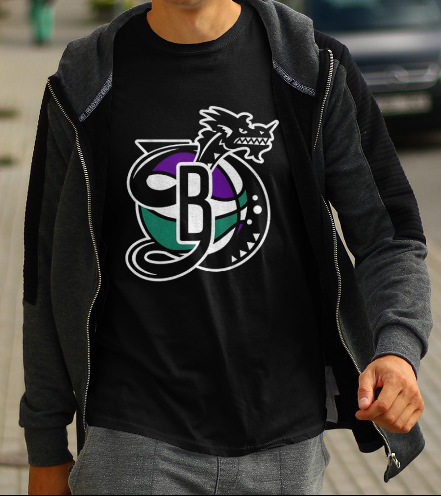 Swamp Dragons Basketball Team Emblem With Dragon And Ball T-Shirt