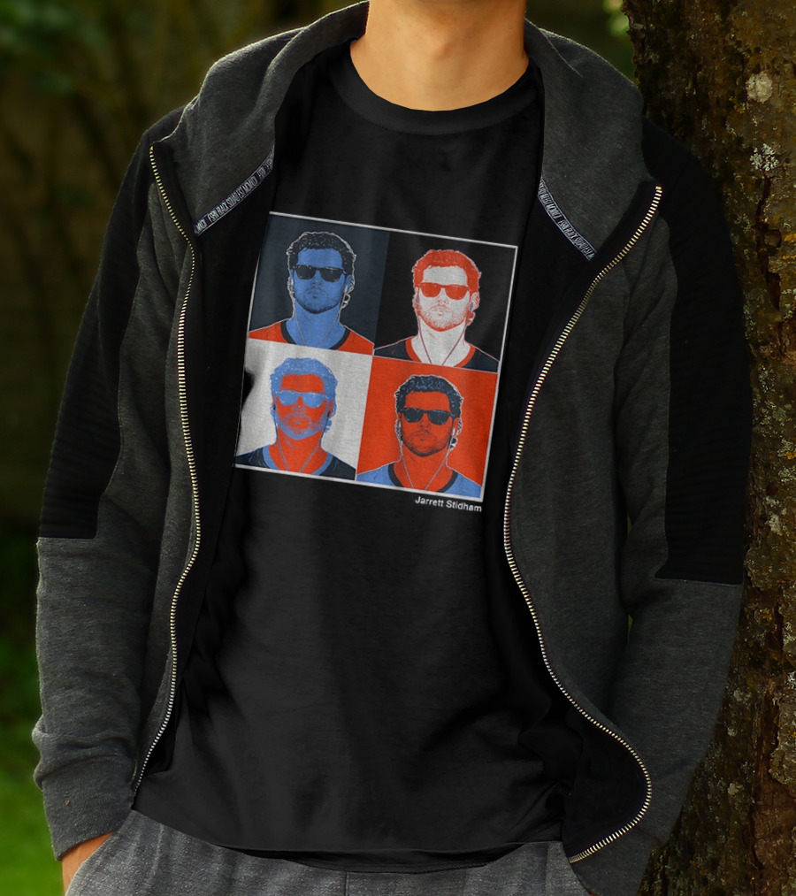 Jarrett Stidham Pop Art Denver Broncos Football Player T-Shirt