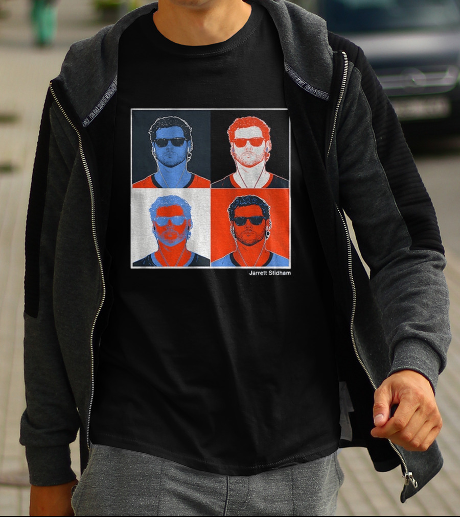 Jarrett Stidham Pop Art Denver Broncos Football Player T-Shirt