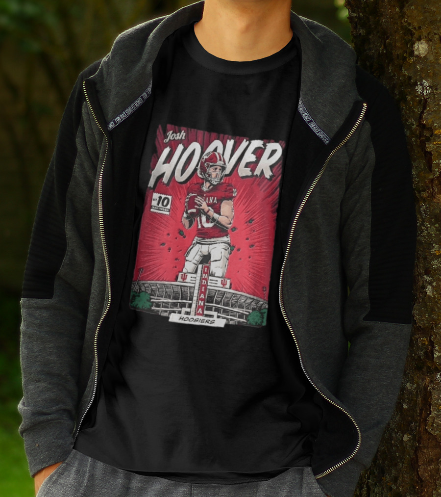 Josh Hoover Indiana Hoosiers Football Quarterback No 10 T-Shirt