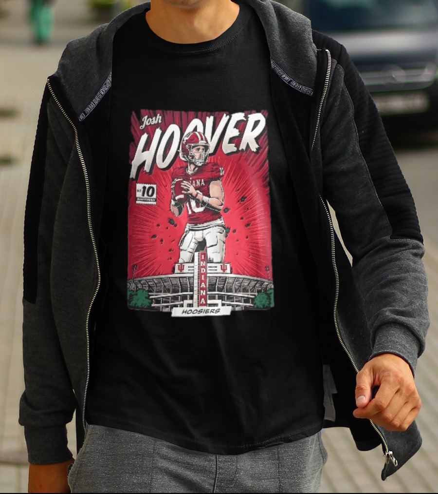 Josh Hoover Indiana Hoosiers Football Quarterback No 10 T-Shirt