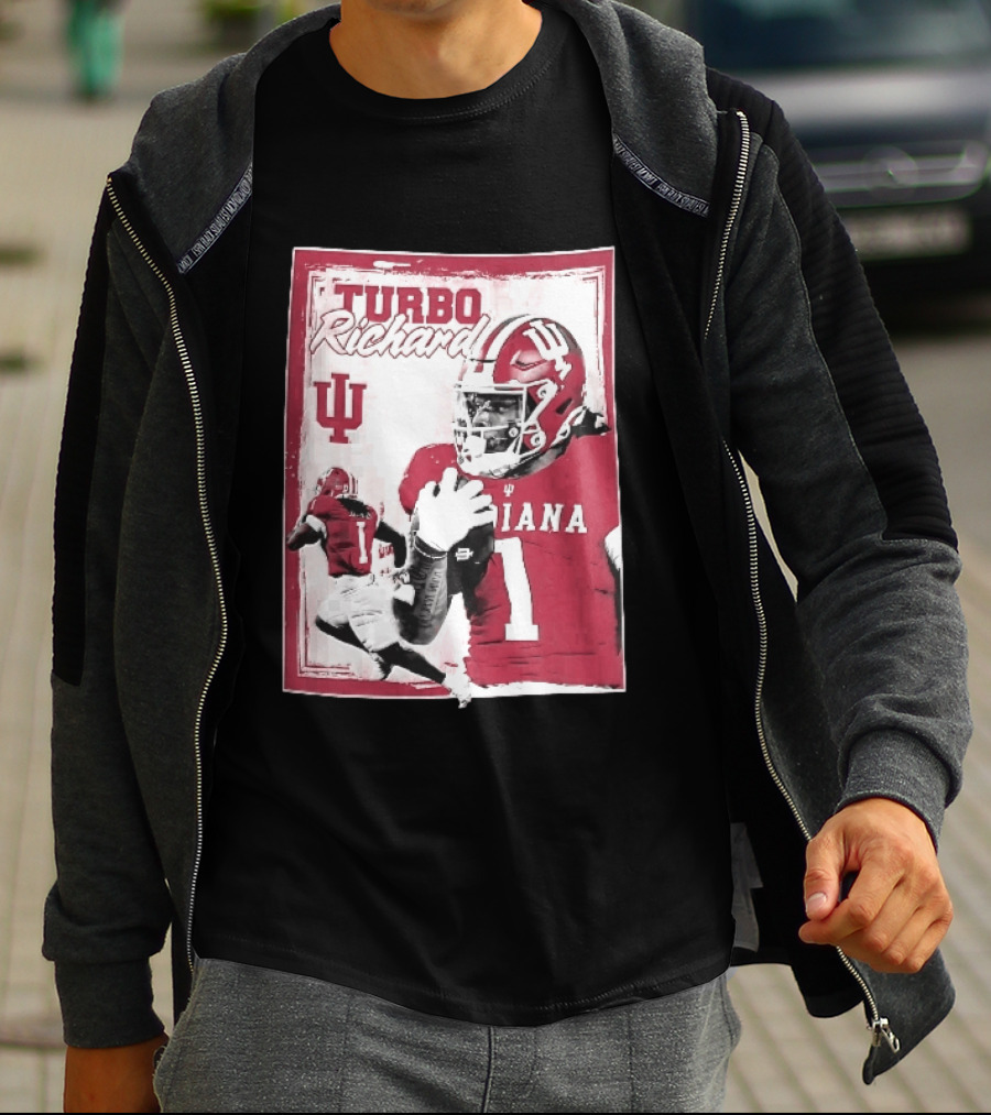 Turbo Richard Indiana Football Player IU Sports Helmets T-Shirt