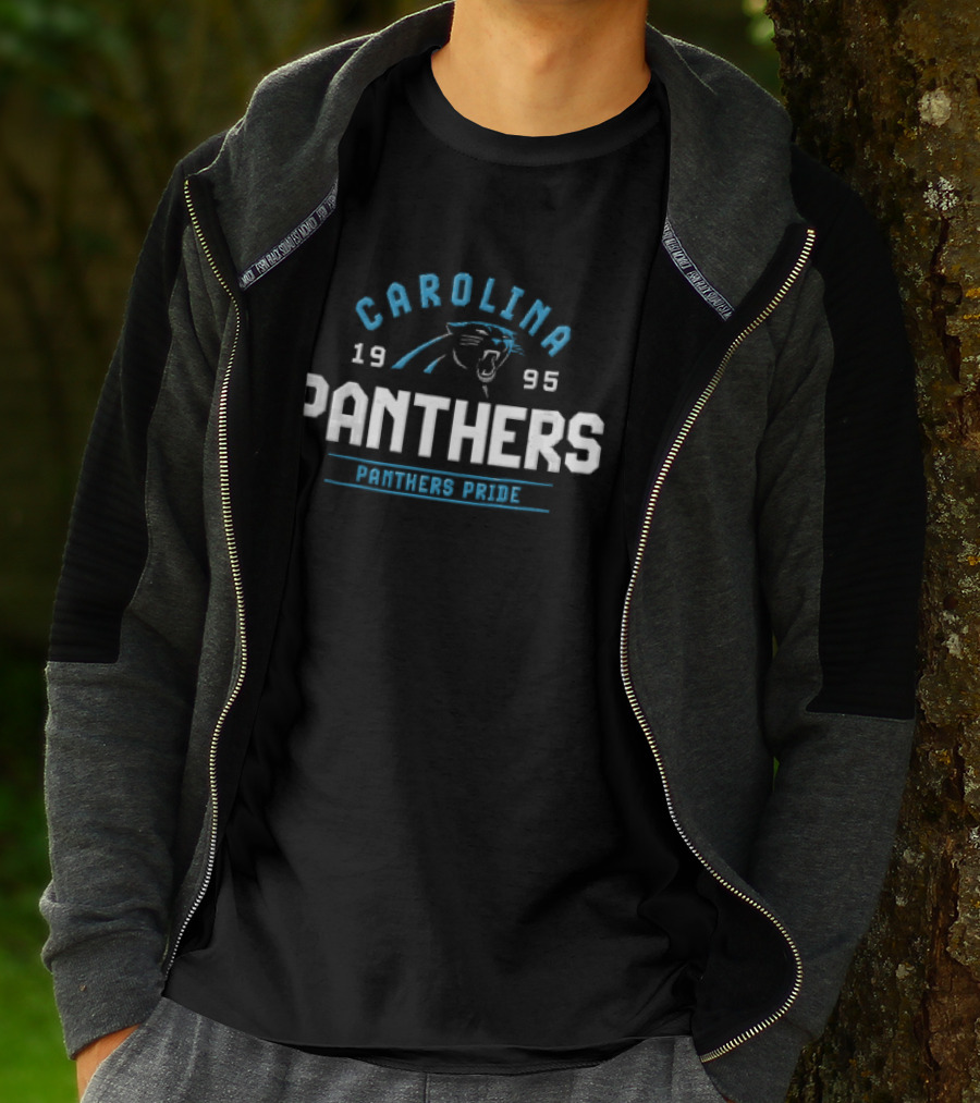 Carolina Panthers 1995 Panther Pride Roaring Head T-Shirt