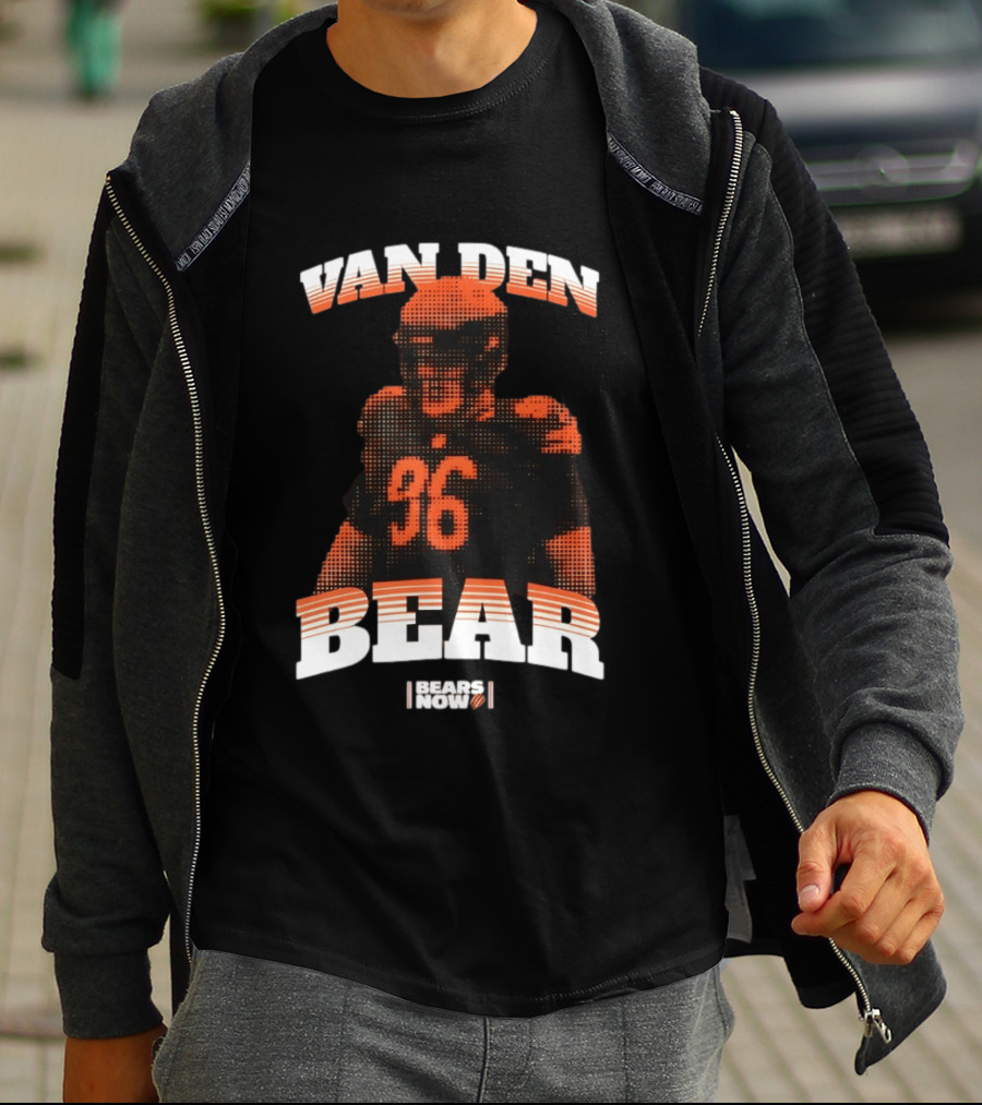 Van Den Bear Chicago Bears 36 T-Shirt