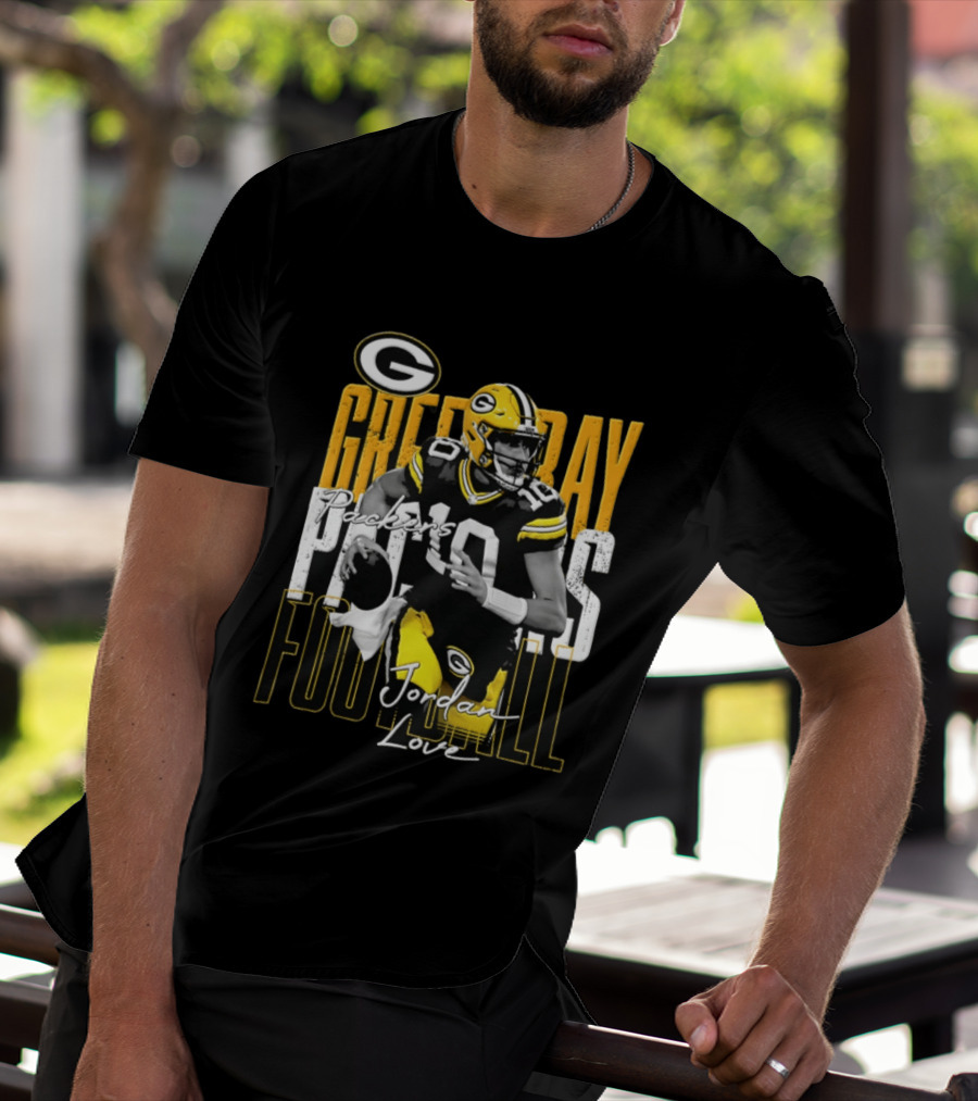 Green Bay Packers Football Jordan Love T-Shirt