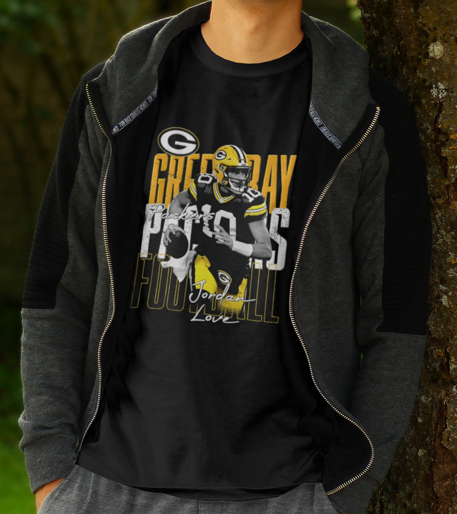 Green Bay Packers Football Jordan Love T-Shirt