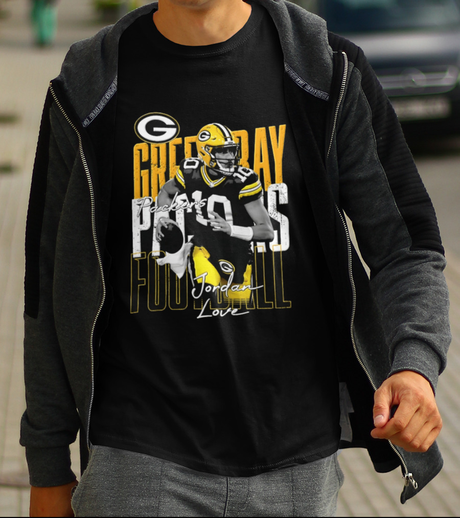 Green Bay Packers Football Jordan Love T-Shirt
