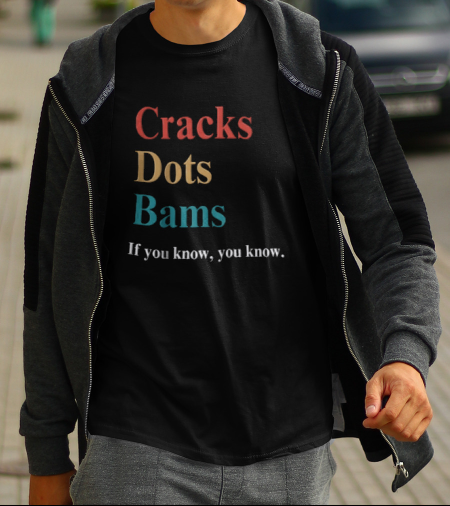 Cracks Dots Bams If You Know You Know Mahjong Tile Set Clever Reference T-Shirt