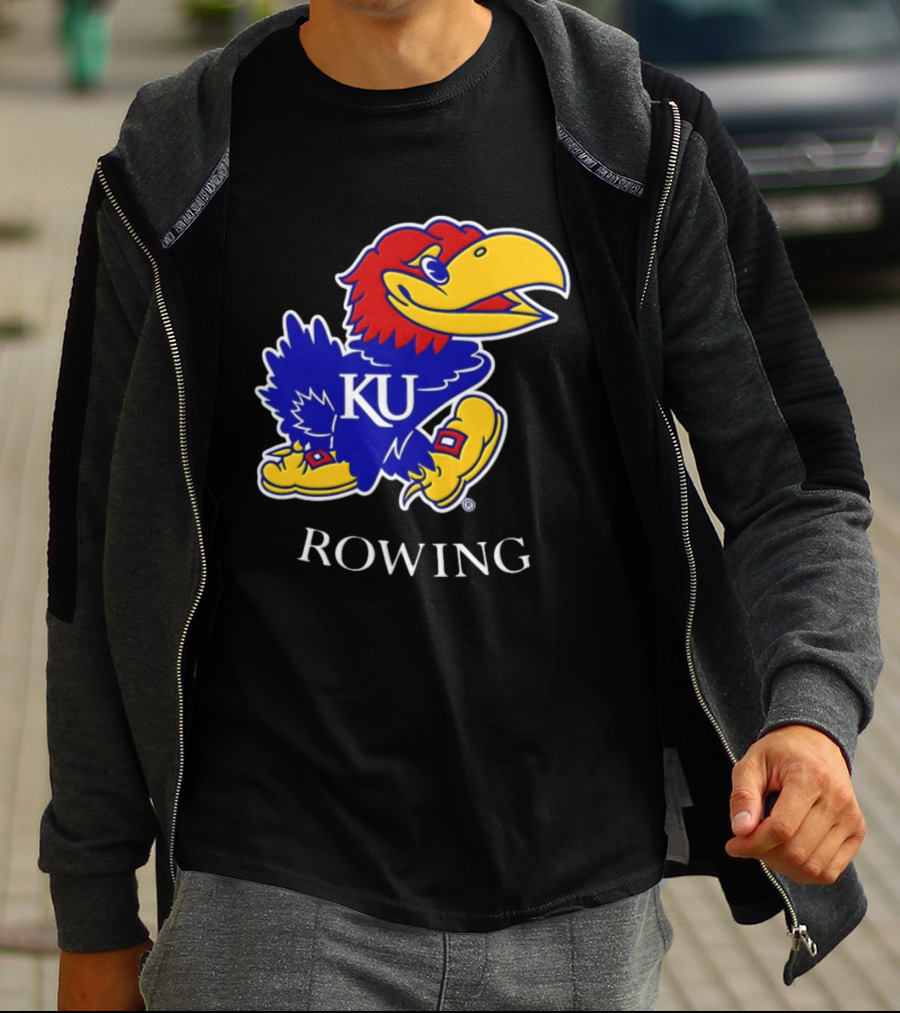 Kansas Jayhawks KU Rowing T-Shirt