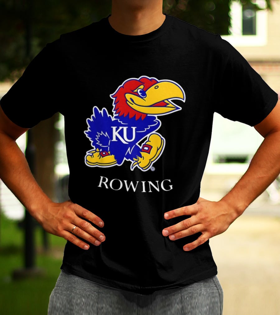 Kansas Jayhawks KU Rowing T-Shirt
