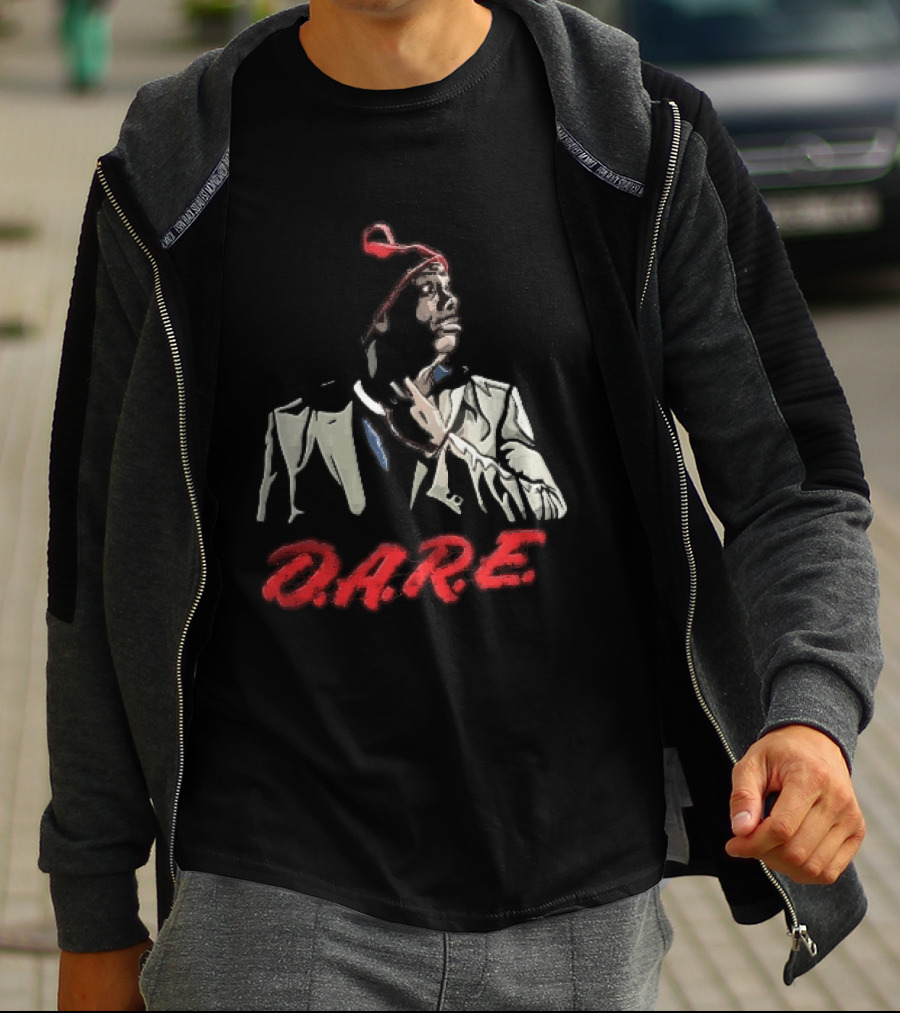 Tyrone Biggums D.A.R.E. Red Beanie Caricature T-Shirt