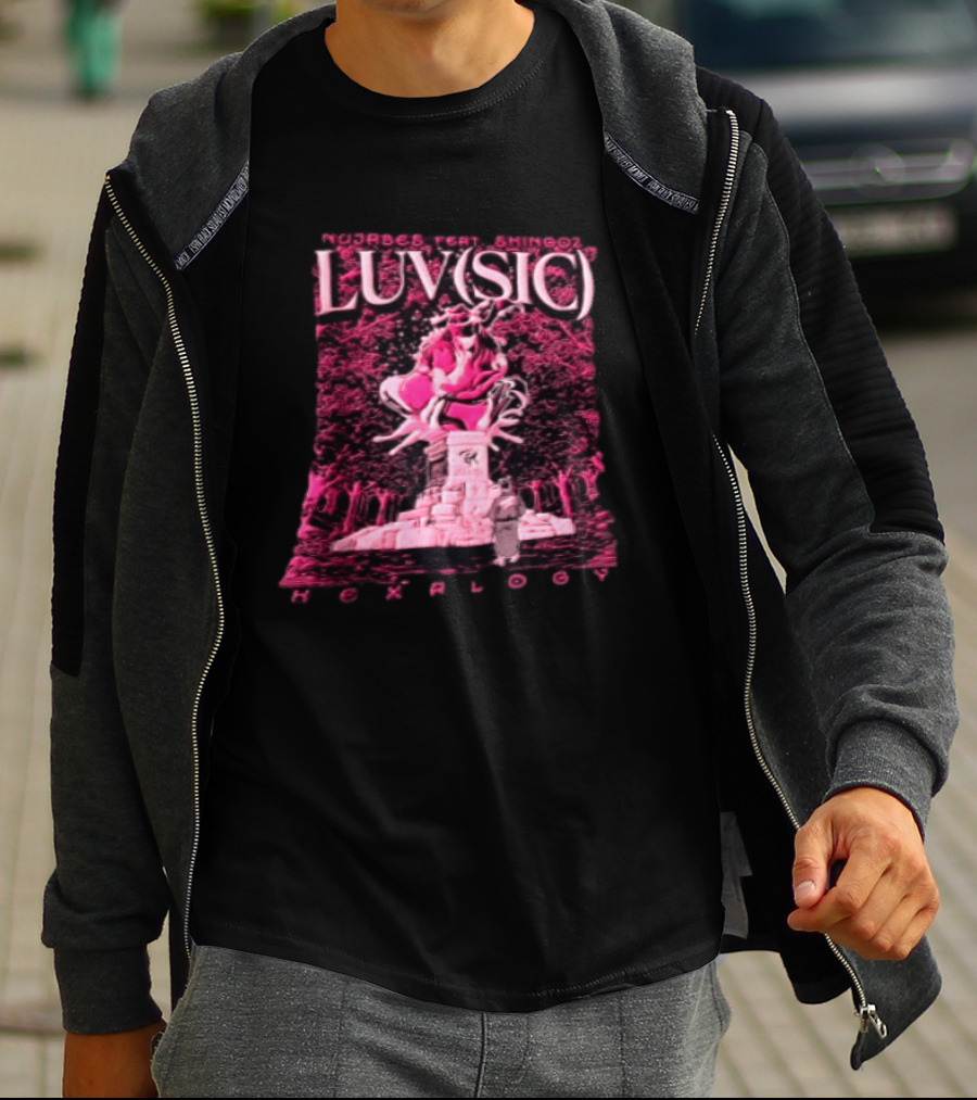 Nujabes Feat Shing02 Luv Sic Hexalogy Pink Statue Visual T-Shirt
